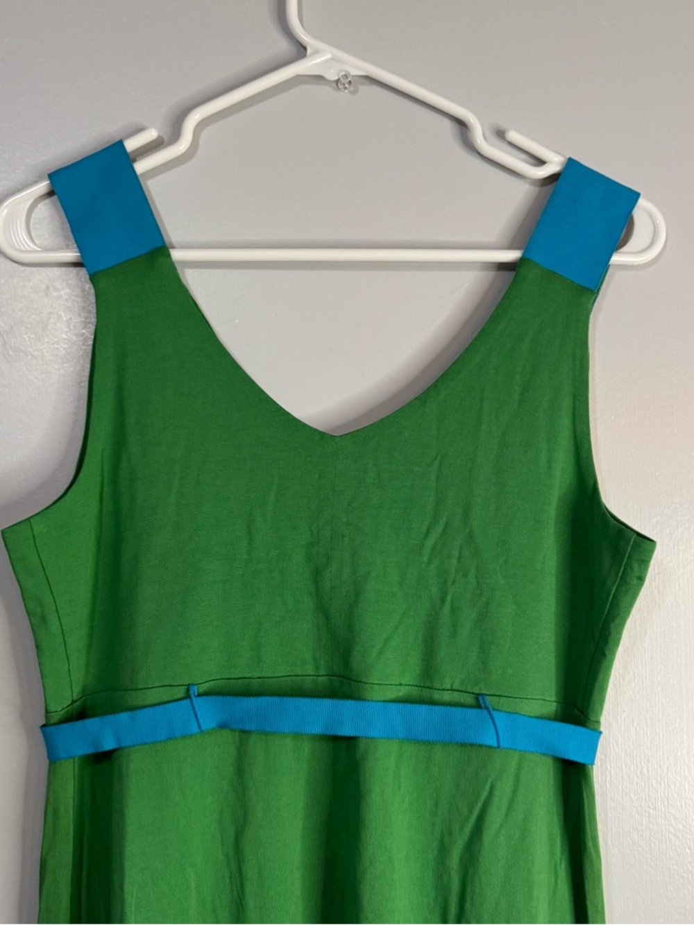 Boden Green Sleeveless Summer Dress Size 10 - Picture 7 of 10
